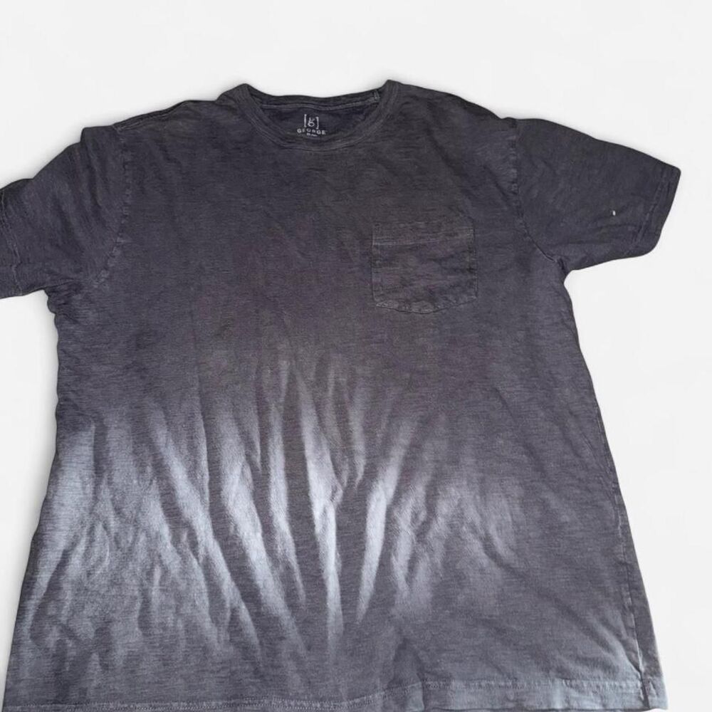 George Men's Grey and Black T-shirt